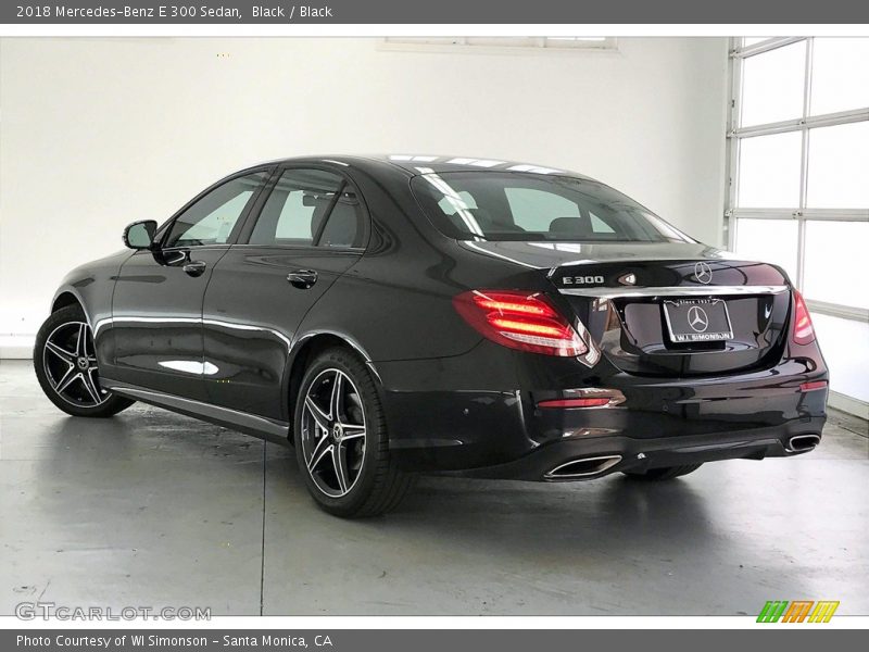 Black / Black 2018 Mercedes-Benz E 300 Sedan