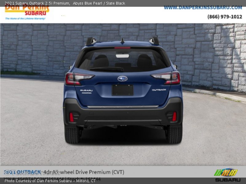 Abyss Blue Pearl / Slate Black 2021 Subaru Outback 2.5i Premium