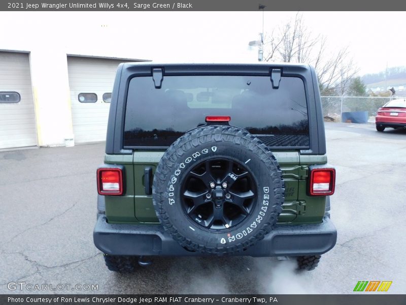 Sarge Green / Black 2021 Jeep Wrangler Unlimited Willys 4x4