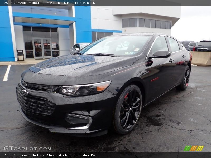 Mosaic Black Metallic / Jet Black 2018 Chevrolet Malibu LT