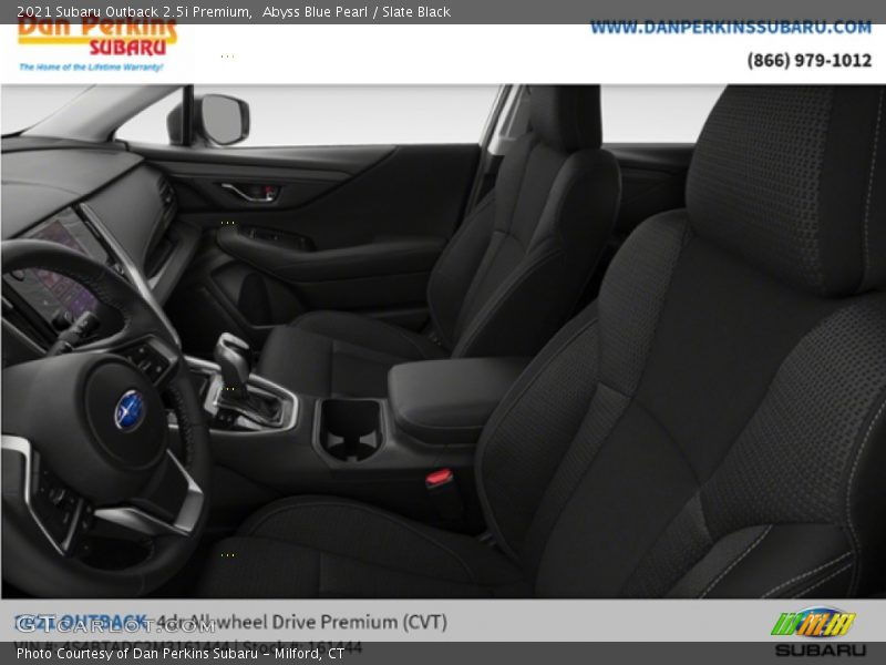 Abyss Blue Pearl / Slate Black 2021 Subaru Outback 2.5i Premium