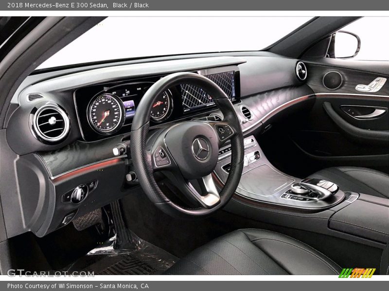 Black / Black 2018 Mercedes-Benz E 300 Sedan