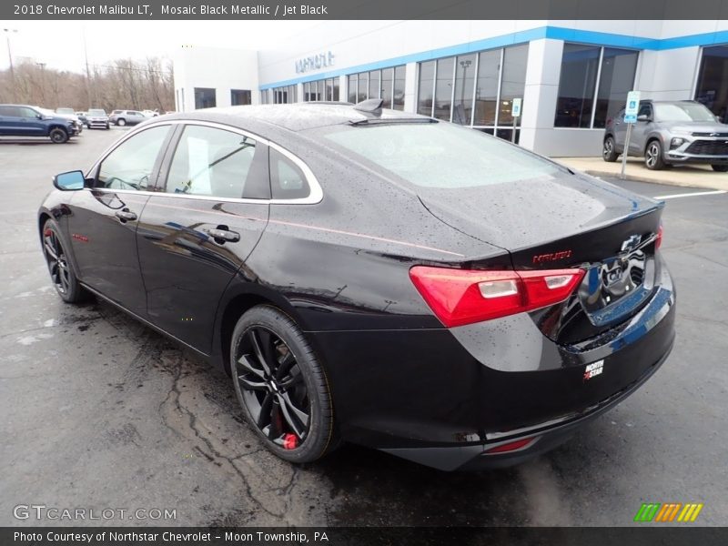 Mosaic Black Metallic / Jet Black 2018 Chevrolet Malibu LT