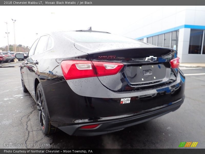 Mosaic Black Metallic / Jet Black 2018 Chevrolet Malibu LT