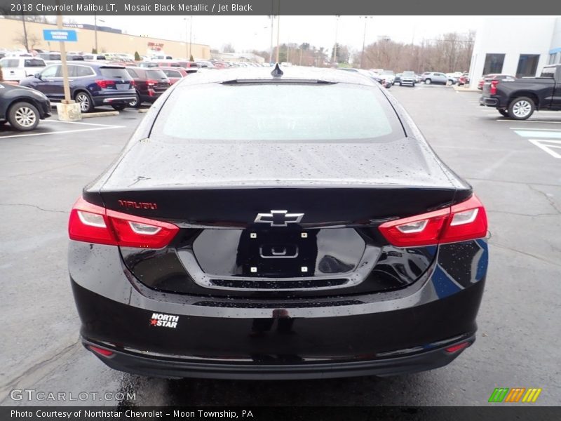 Mosaic Black Metallic / Jet Black 2018 Chevrolet Malibu LT
