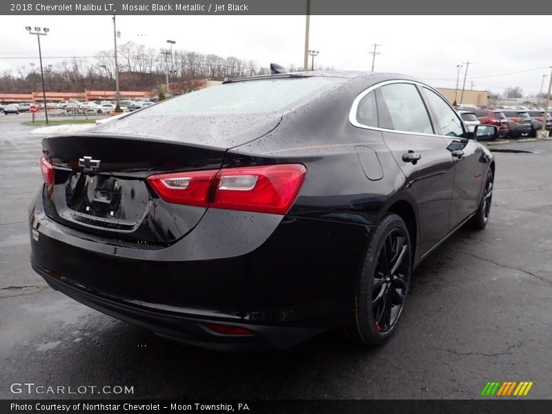 Mosaic Black Metallic / Jet Black 2018 Chevrolet Malibu LT