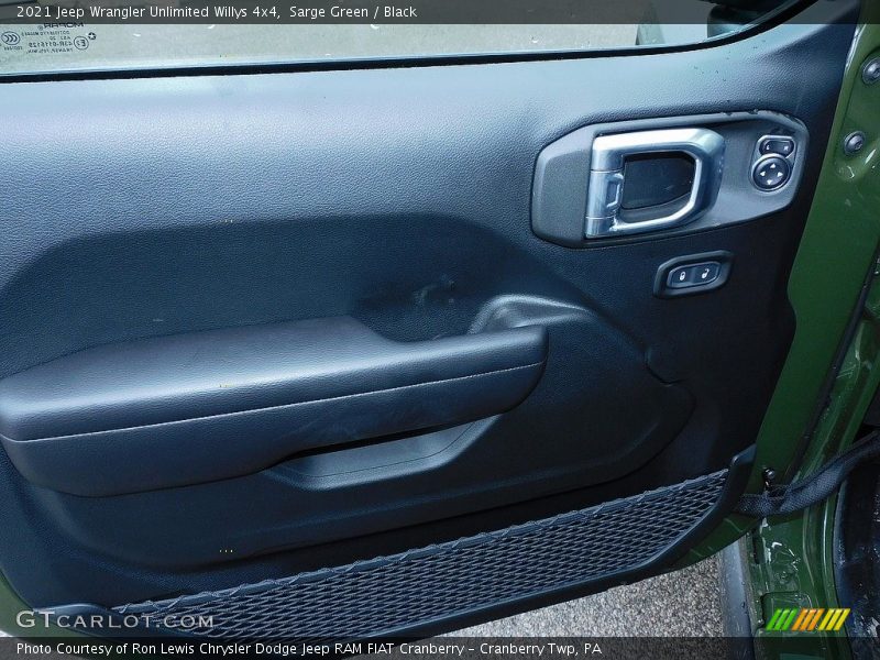 Sarge Green / Black 2021 Jeep Wrangler Unlimited Willys 4x4