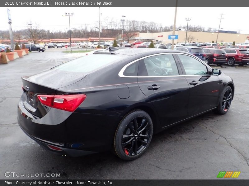 Mosaic Black Metallic / Jet Black 2018 Chevrolet Malibu LT