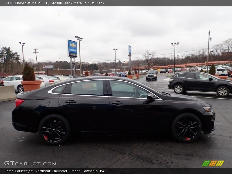 Mosaic Black Metallic / Jet Black 2018 Chevrolet Malibu LT