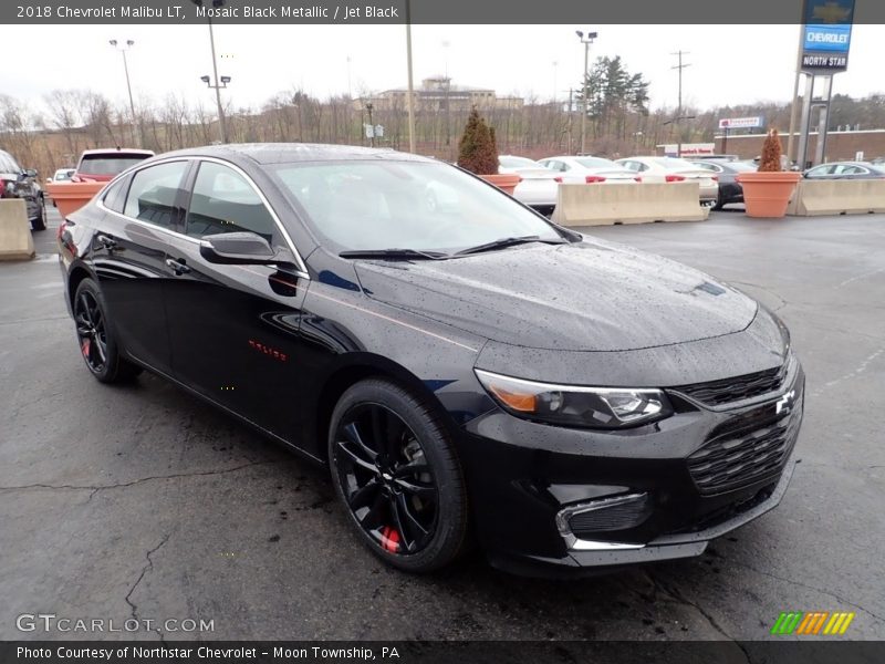 Mosaic Black Metallic / Jet Black 2018 Chevrolet Malibu LT