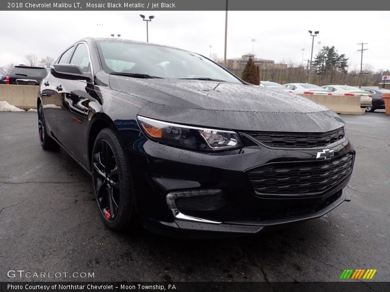 Mosaic Black Metallic / Jet Black 2018 Chevrolet Malibu LT