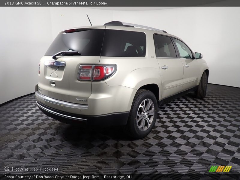 Champagne Silver Metallic / Ebony 2013 GMC Acadia SLT