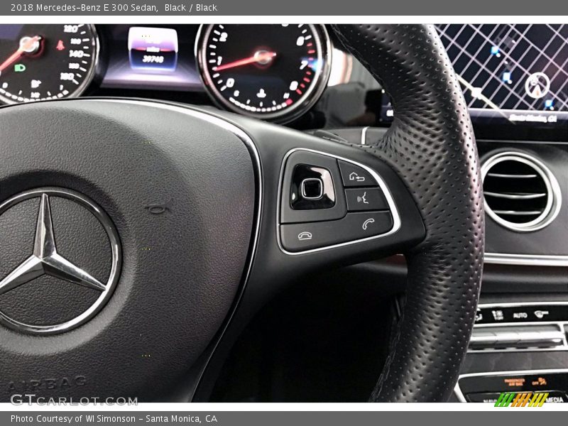 Black / Black 2018 Mercedes-Benz E 300 Sedan