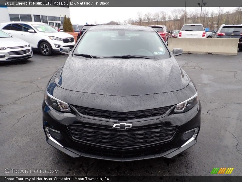 Mosaic Black Metallic / Jet Black 2018 Chevrolet Malibu LT