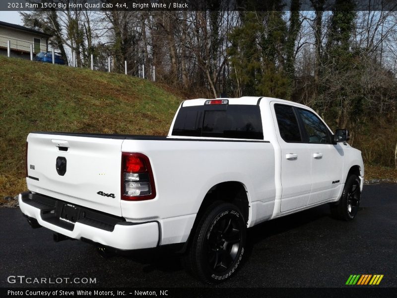 Bright White / Black 2021 Ram 1500 Big Horn Quad Cab 4x4