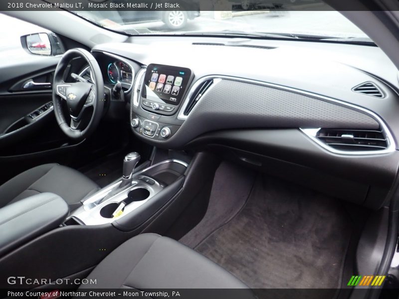 Mosaic Black Metallic / Jet Black 2018 Chevrolet Malibu LT
