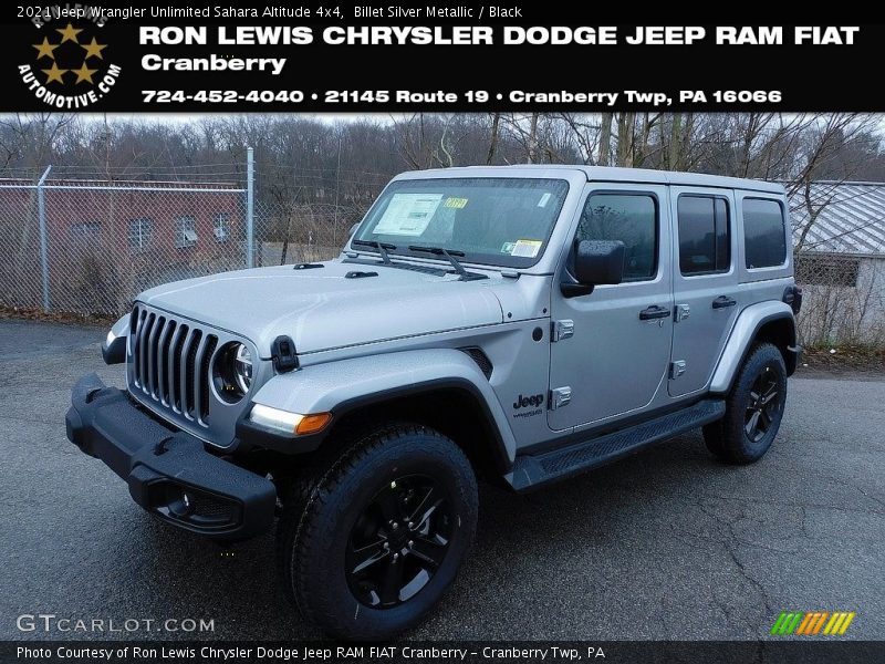 Billet Silver Metallic / Black 2021 Jeep Wrangler Unlimited Sahara Altitude 4x4