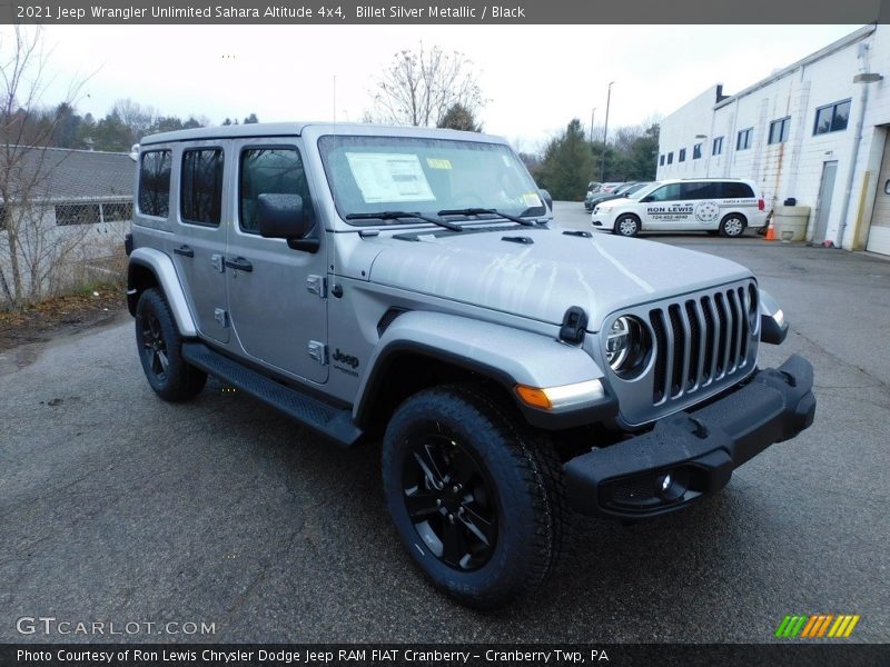 Billet Silver Metallic / Black 2021 Jeep Wrangler Unlimited Sahara Altitude 4x4
