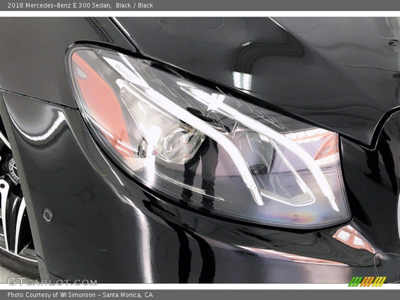 Black / Black 2018 Mercedes-Benz E 300 Sedan