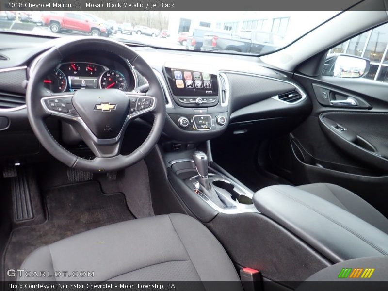 Mosaic Black Metallic / Jet Black 2018 Chevrolet Malibu LT