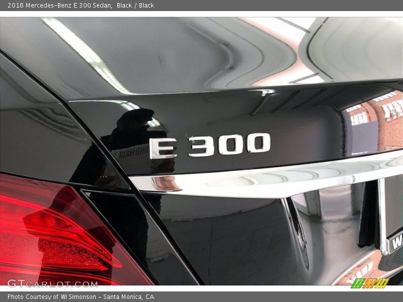 Black / Black 2018 Mercedes-Benz E 300 Sedan