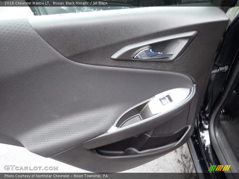 Mosaic Black Metallic / Jet Black 2018 Chevrolet Malibu LT