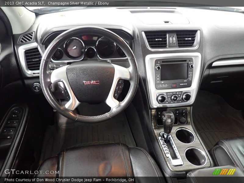 Champagne Silver Metallic / Ebony 2013 GMC Acadia SLT