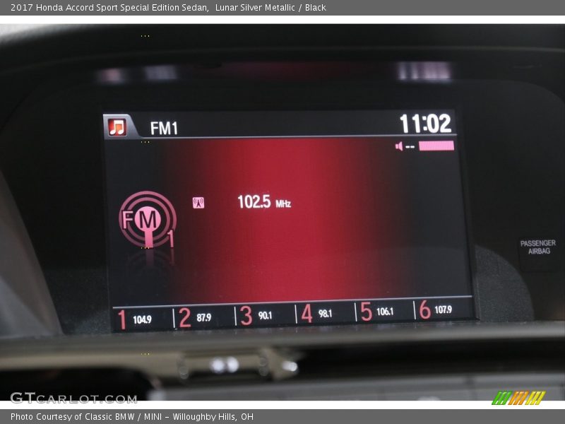 Lunar Silver Metallic / Black 2017 Honda Accord Sport Special Edition Sedan