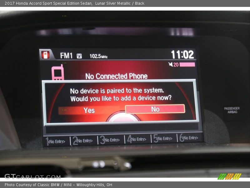 Lunar Silver Metallic / Black 2017 Honda Accord Sport Special Edition Sedan