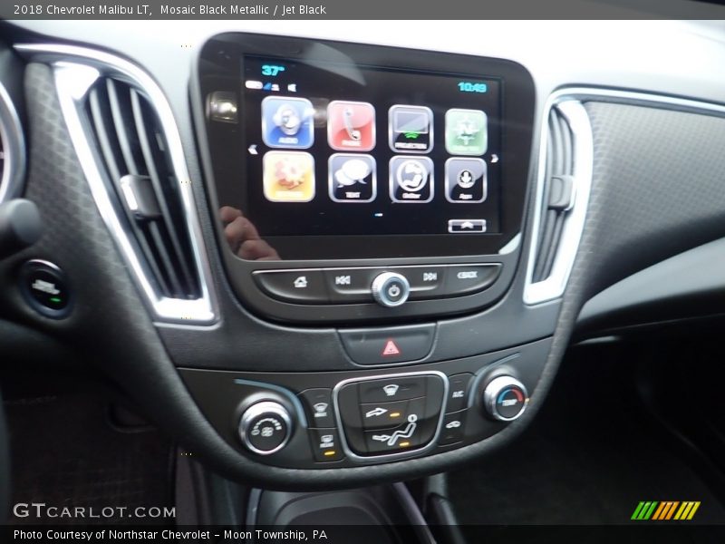 Mosaic Black Metallic / Jet Black 2018 Chevrolet Malibu LT