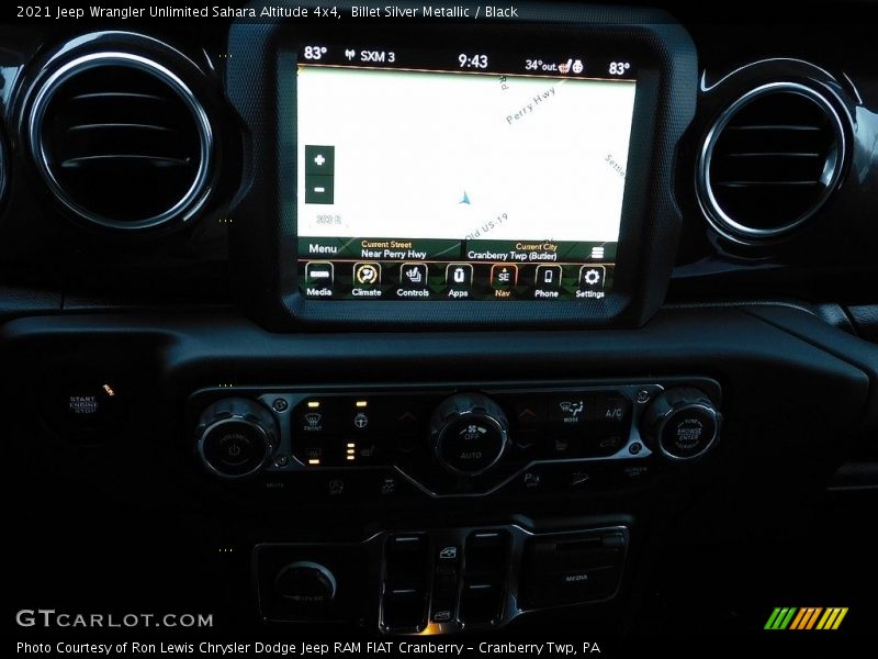 Billet Silver Metallic / Black 2021 Jeep Wrangler Unlimited Sahara Altitude 4x4