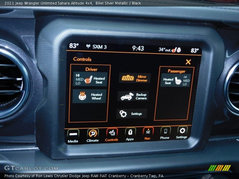 Billet Silver Metallic / Black 2021 Jeep Wrangler Unlimited Sahara Altitude 4x4