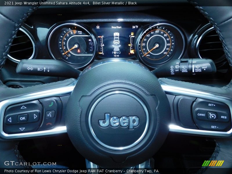 Billet Silver Metallic / Black 2021 Jeep Wrangler Unlimited Sahara Altitude 4x4