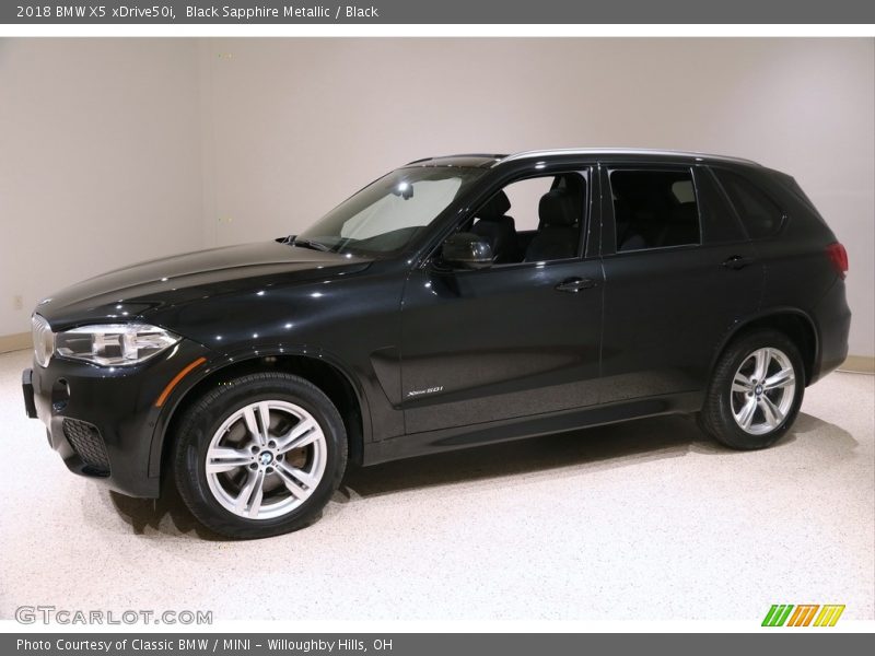 Black Sapphire Metallic / Black 2018 BMW X5 xDrive50i