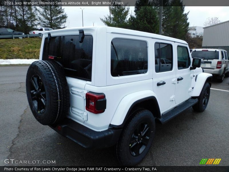 Bright White / Black 2021 Jeep Wrangler Unlimited Sahara Altitude 4x4