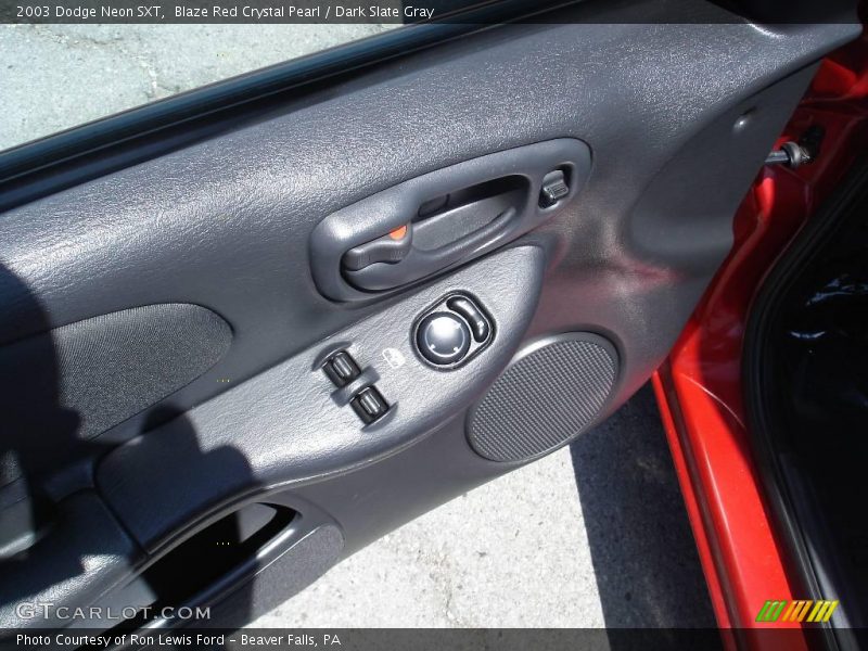 Blaze Red Crystal Pearl / Dark Slate Gray 2003 Dodge Neon SXT