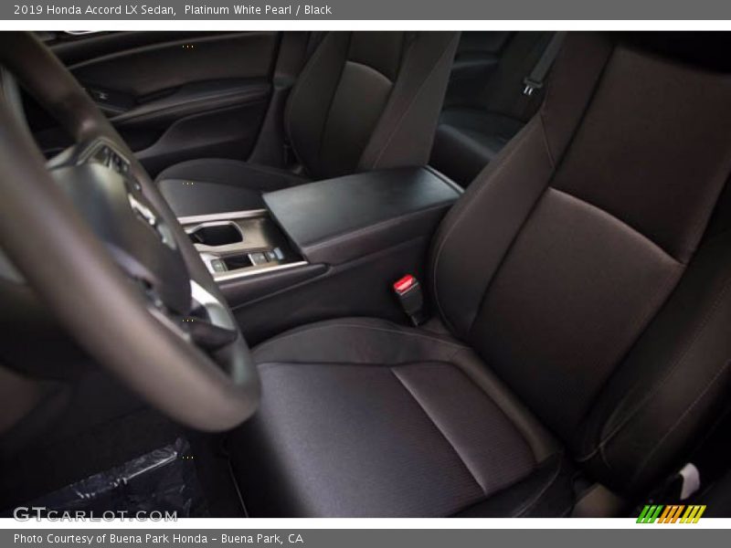 Platinum White Pearl / Black 2019 Honda Accord LX Sedan