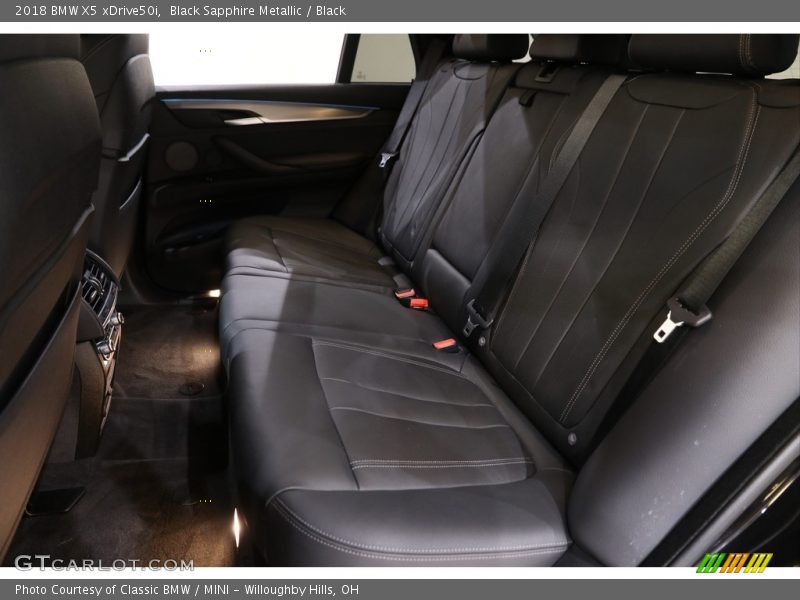 Black Sapphire Metallic / Black 2018 BMW X5 xDrive50i