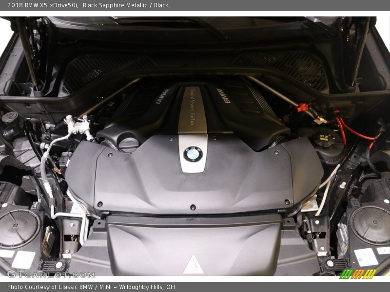 Black Sapphire Metallic / Black 2018 BMW X5 xDrive50i