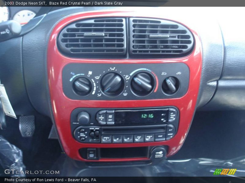 Blaze Red Crystal Pearl / Dark Slate Gray 2003 Dodge Neon SXT