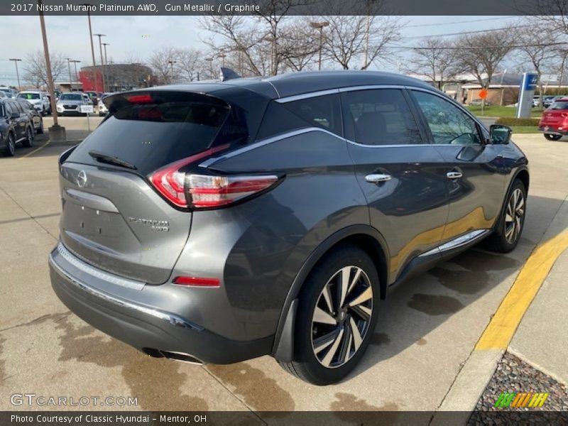 Gun Metallic / Graphite 2017 Nissan Murano Platinum AWD