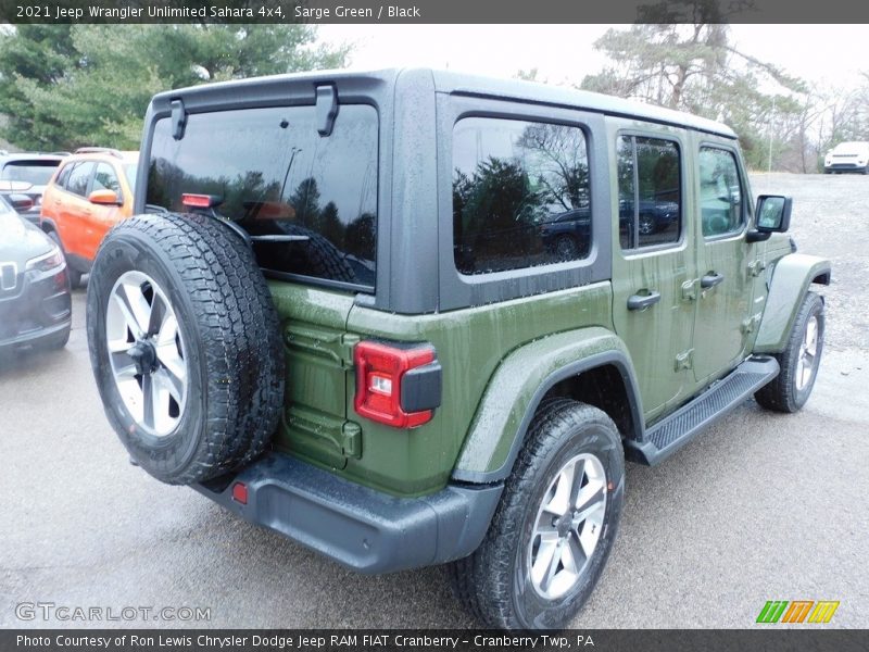 Sarge Green / Black 2021 Jeep Wrangler Unlimited Sahara 4x4