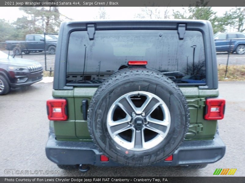 Sarge Green / Black 2021 Jeep Wrangler Unlimited Sahara 4x4