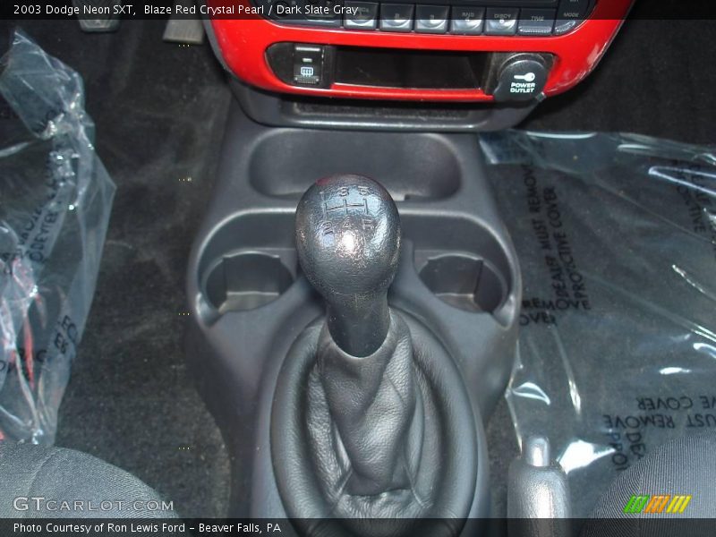 Blaze Red Crystal Pearl / Dark Slate Gray 2003 Dodge Neon SXT