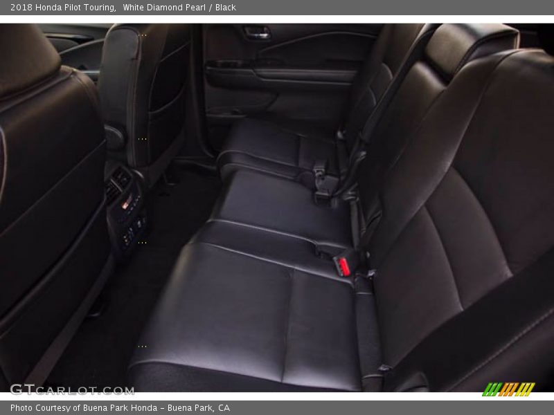 White Diamond Pearl / Black 2018 Honda Pilot Touring