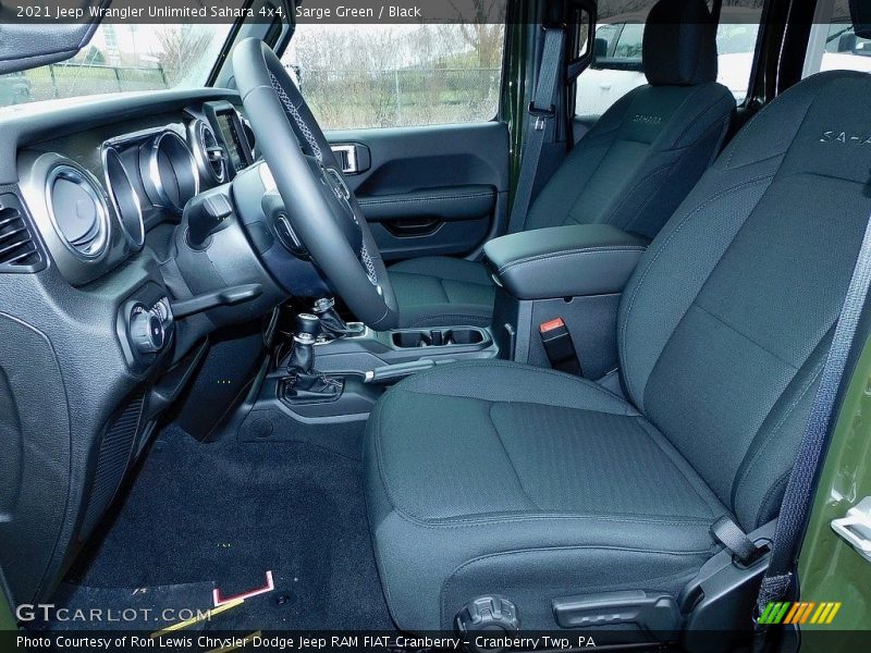Sarge Green / Black 2021 Jeep Wrangler Unlimited Sahara 4x4