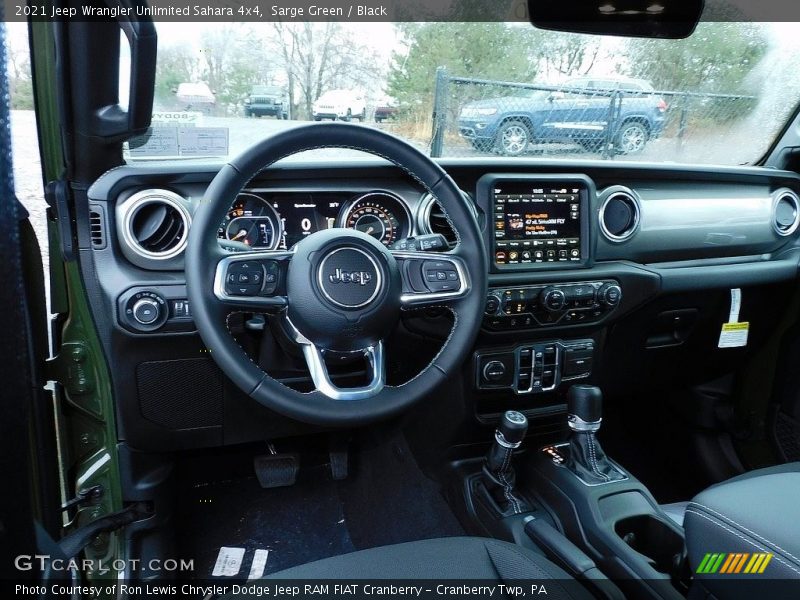 Sarge Green / Black 2021 Jeep Wrangler Unlimited Sahara 4x4