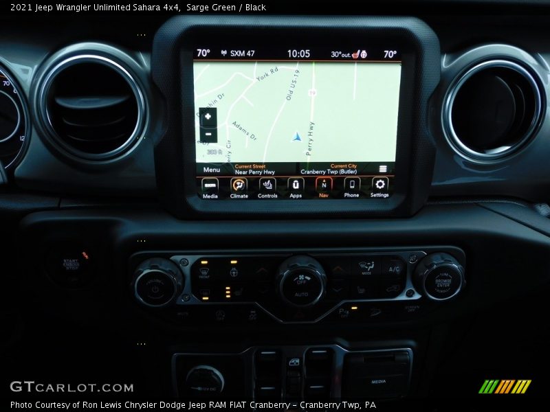 Sarge Green / Black 2021 Jeep Wrangler Unlimited Sahara 4x4