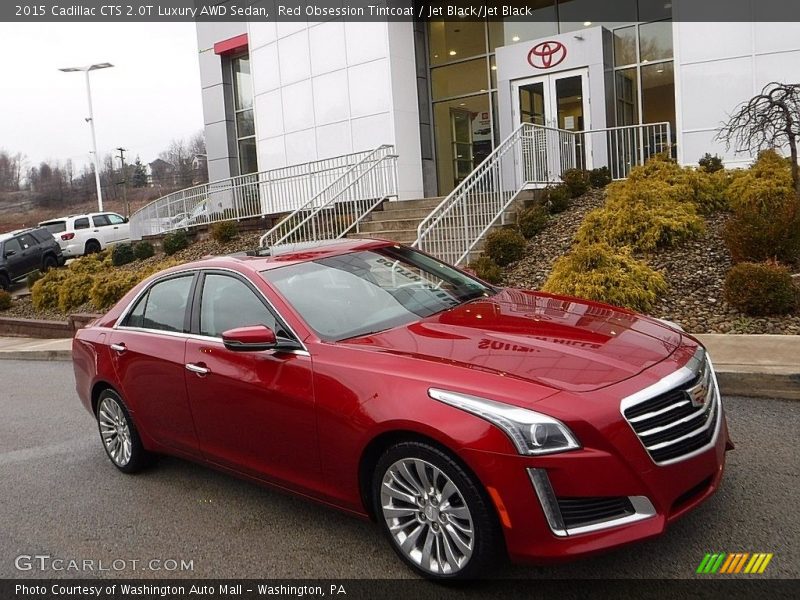 Red Obsession Tintcoat / Jet Black/Jet Black 2015 Cadillac CTS 2.0T Luxury AWD Sedan