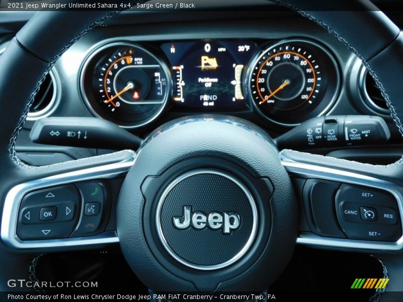 Sarge Green / Black 2021 Jeep Wrangler Unlimited Sahara 4x4